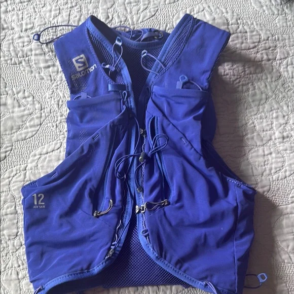 Salomon Advanced 12 Royal Blue Trail Vest - Picture 2 of 4